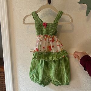 Vintage Oshkosh 6-9 months Baby girl Spring Set Outfit